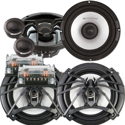 Componentes Soundstream Arachnid 6,5 320w + 5,25 2 Vias 200w