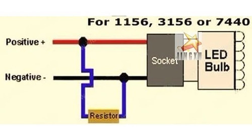 Par De Resistencias De Carga 6ohm 50w Canbus Para Kit Led