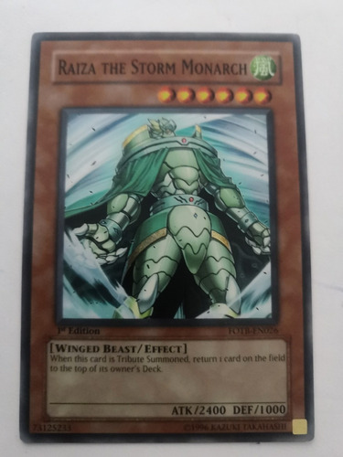 Raiza The Storm Monarch Super Rare Yugioh 