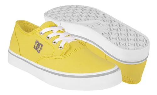 Tenis dc amarillos sale
