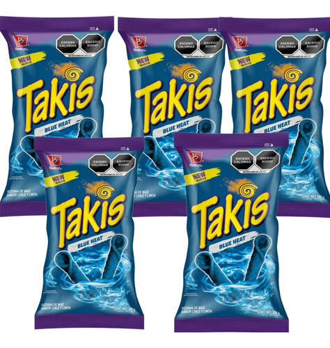 Paquete De 5 Takis Azules 