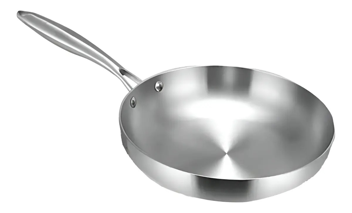 Frigideira Supreme Total Inox Corpo Triplo No 28 - Gp Inox Cor Cinza