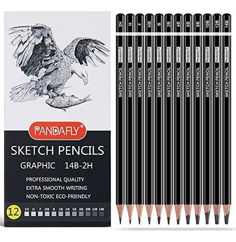 Lápices - Pandafly Professional Drawing Sketching Pencil Set