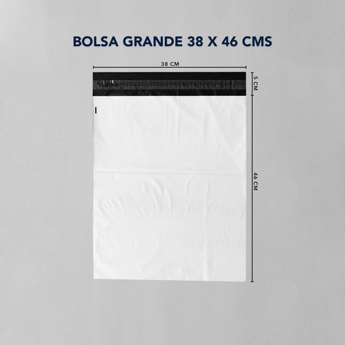 1000 Bolsa Sobre Mensajeria Paqueteria 38x46cm Neipack