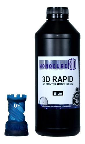 1 Litro Resina Rapid Monocure, Impresora 3d Dlp, D7, Photon