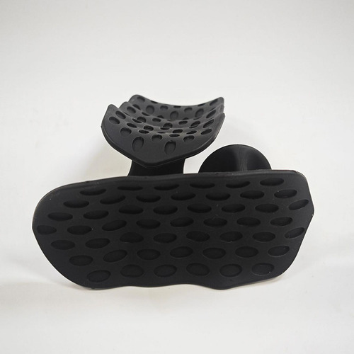 2x Agarres De Levantamiento De Pesas Almohadillas Negro
