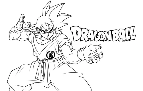 Desenhos de Dragon Ball Z para Colorir e Pintar