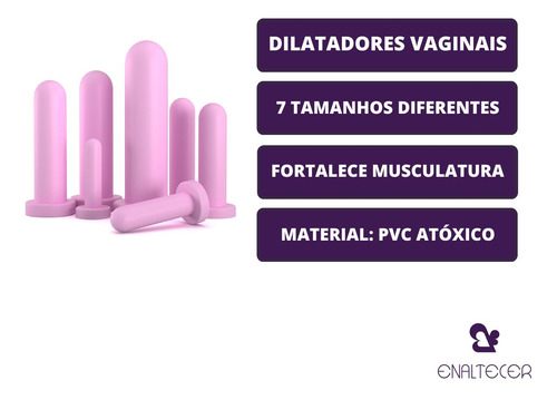 Ditalador Obstetria 7 Cones Tamanhos Diferentes Feminino