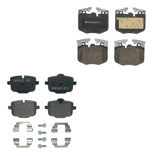 Jgo Balatas (bajos Metales) Tras+del Bmw X7 19/21 Brembo