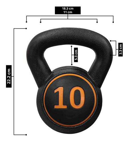 Set De Pesas Rusas Kettlebells 2 3 7 Kg Con Base
