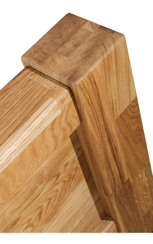 Cama Doble De Madera Maciza 100% Roble Ref: Maciza45