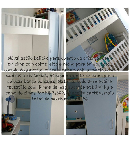 Móvel Para Quarto Estilo Beliche.