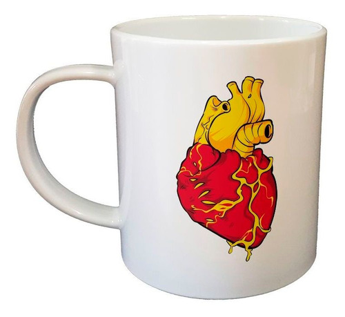 Taza De Plastico Corazon Love Amor Heart Design Art