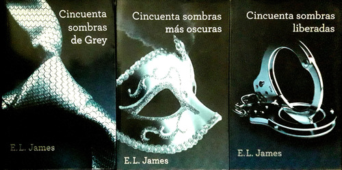 Cincuentas Sombras De Grey- 3 Tomos. Grijalbo- Como Nuevo