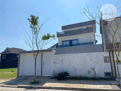 Imagem 1 de 27 de Casa Triplex À Venda Com 190m² De Terreno No Condomínio Advanced Com Portaria 24h, Em Vargem Pequena. - Ca0028