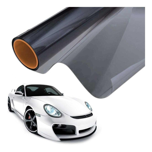 Insulfilm Automotivo  G35 Grafite Fundo Preto Tintado 15m