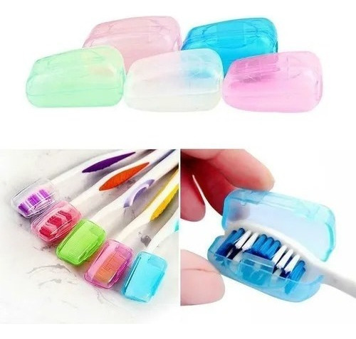 Set 5 Tapitas Para Cepillo De Dientes Cubierta Funda Cabezal