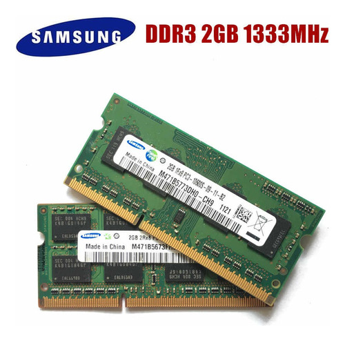 Memoria Ddr3 2gb 1333mhz Pc3-10600 Usada Para Laptop