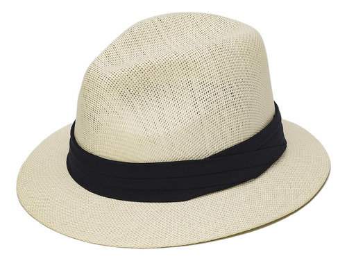 Sombrero Paja Verano Panamá Fedora Sol, Protección Uv, Y Xl)