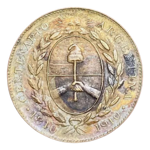 Medalla Centenario Argentina 1810-1910 Saavedra