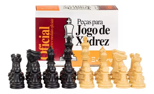 Jogo De Xadrez Jaehrig Profissional 32 Peças Com Peso Bg Pr em