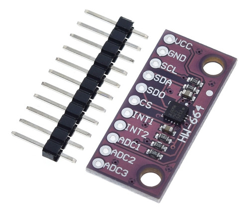 Acelerometro 3 Ejes Con Sensor De Temperatura Lis3dh Arduino