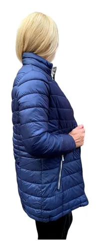 Anorak top azul mujer
