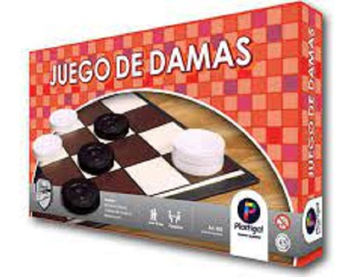 Juego De Mesa Damas Plastigal Fichas Plasticas