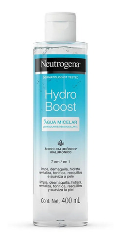 Agua Micelar Neutrógena Hydro Boost 400 Ml