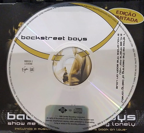 Cd Single Backstreet Boys Show Me The Meaning Of Being Lonel (Usado)