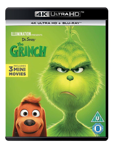 Grinch 2018 4k Uhd + Blu-ray