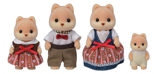 Figuras De Casa De Muñecas Calico Critters Caramel Dog Famil