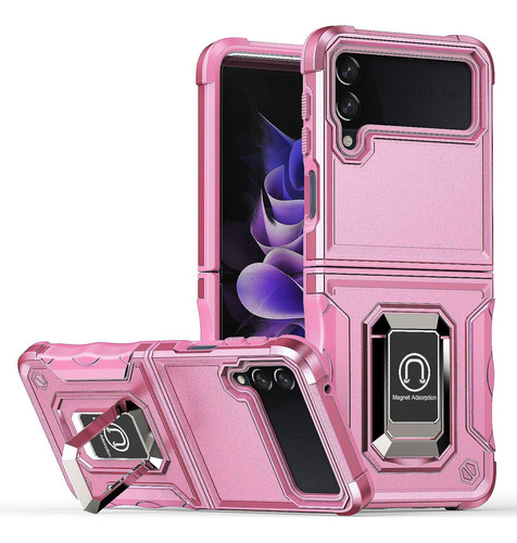 Funda Uso Rudo Samsung Galaxy Z Flip 3 Y 4 + Mica Hidrogel