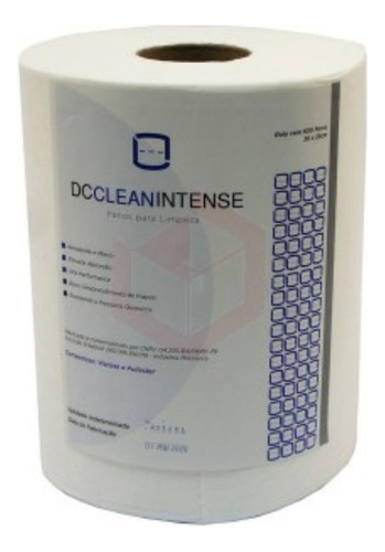 Pano Sontara Dc Clean Intense 50g Branco Rolo 600 Unidades