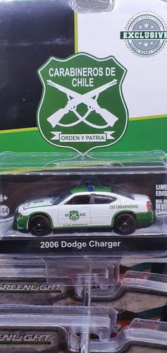 2006 Dodge Charger Carabineros De Chile Greenlight 1/64