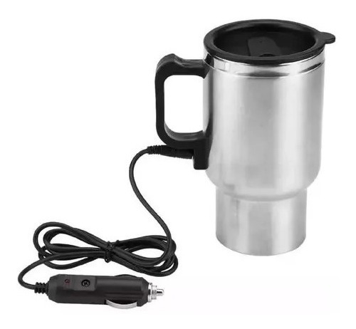 Hervidor Eléctrico Para Auto Taza De Calefacción Viaje Paseo Color Gris