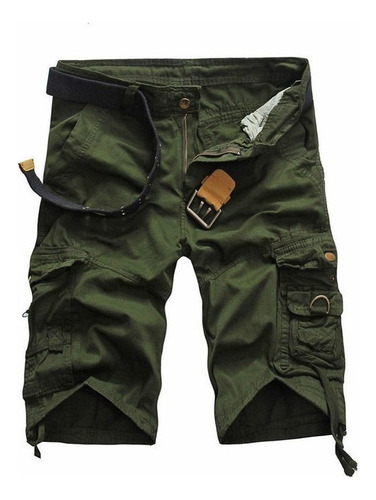 Pantalones Cortos Tipo Cargo Tácticos For Hombre