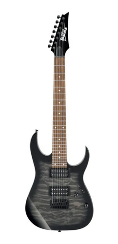Guitarra eléctrica Ibanez RG GIO GRG7221 de arce/álamo transparent black sunburst con diapasón de amaranto