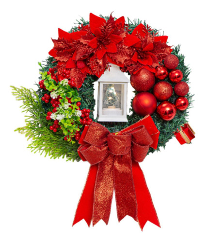 Guirlanda De Natal Artificial Guirlanda De Férias 40cm