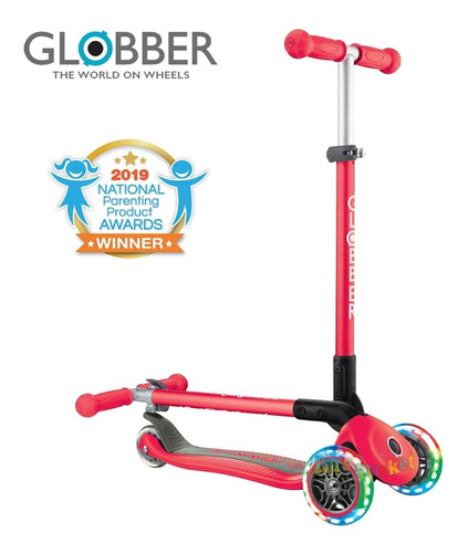 Imagen 2 de 10 de Globber Primo Lights Monopatin De 3 Ruedas Con Luces