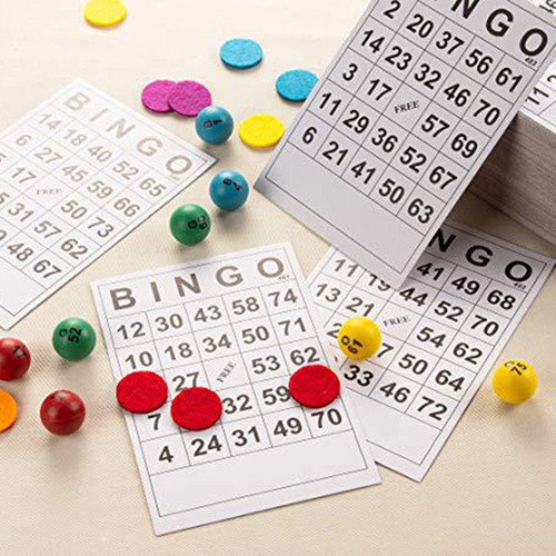 . Tarjetas Bingo 1 En Una Sola 120 Hojas Tarjetas