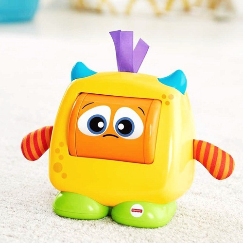 Muñeco Con Cuerpo De Robot Bebe Fisher Price Amarillo Nuevo