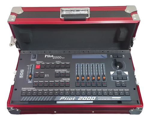Mesa Controladora Dmx Pilot 2000 Com Case
