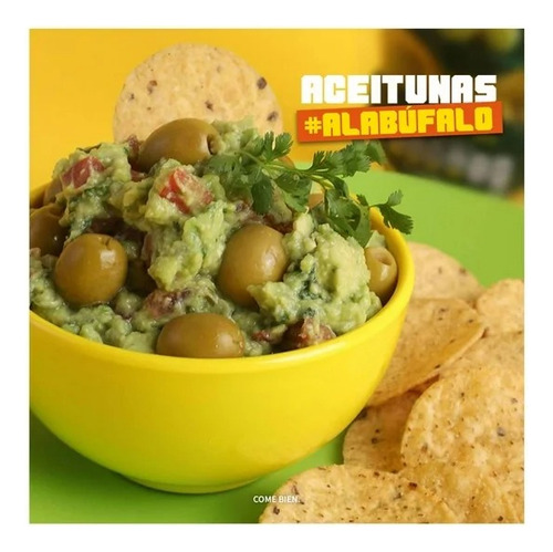 12 Pzas Aceitunas Búfalo Con Hueso 150g
