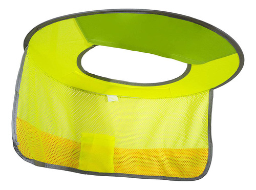 Hard Hard Hat Sun Shield, De Ala Completa, Malla, Cuello, So