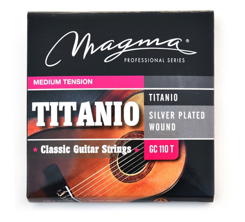 Encordado Guitarra Clasica  Titanium Tension Media Gc110t