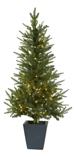 Casi Natural 5443 Arbol De Navidad Con Luces Transparentes Y