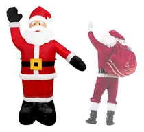 Comprar Papá Noel De Inflable 180cm Muñecos De Navidad Santa Claus Muñecos De Nieve Inflable Color Rojo