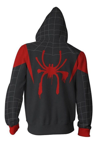 Lm H Sudadera Moda Spider-man: Into The Spider-verse Chamarr