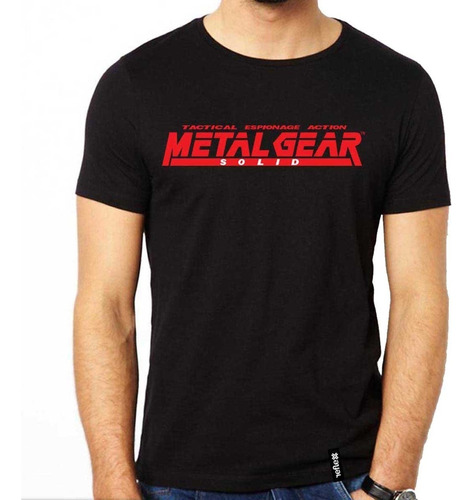 Remera Metal Gear Solid - 100% Algodón - Calidad Premium